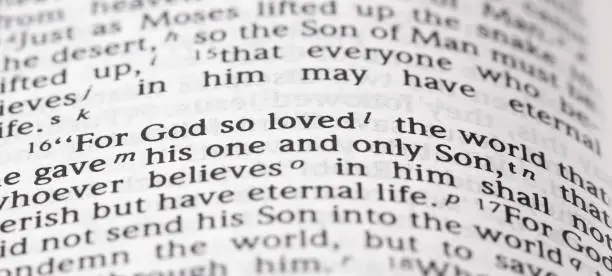 Photo of For God So Loved the Word That He Gave His One and Only Son