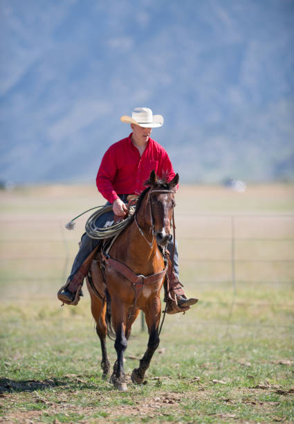 istock Cowboy galloping in Utah, USA 1051021296