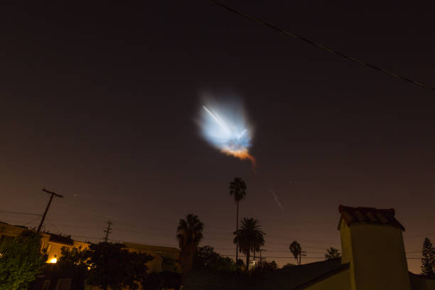 istock SpaceX Falcon 9 delivering rocket to space as a long exposure shot 1051023810