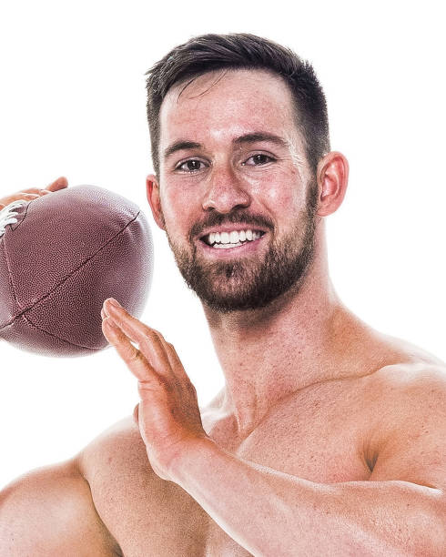 istock Athletic muscular shirtless man 1051029620
