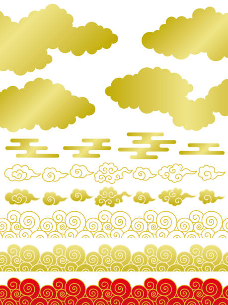 中国の雲。 - 雲点のイラスト素材／クリップアート素材／マンガ素材／アイコン素材