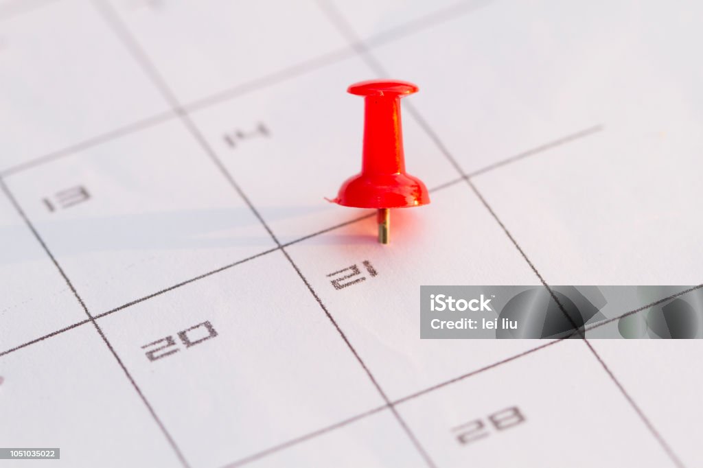 Important dates, timelines, date stamps, reminders Represents every important date, reminder. Calendar Stock Photo