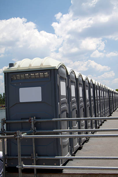 istock Portable Toilets - Porta potty 105104426