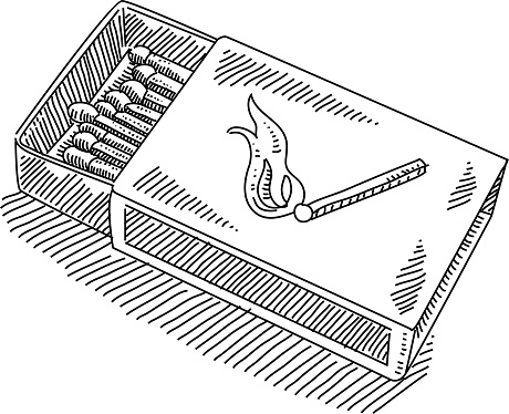  Ilustración de Dibujo De La Caja De Cerillas y más Vectores Libres de Derechos de Caja de cerillas