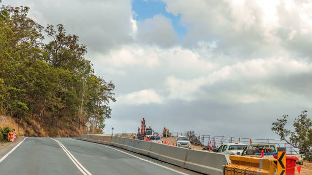 istock Roadworks On A Country Highway 1051053156