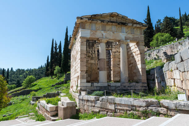 istock At Deplhi archeological site in Greece, Europe 1051056066