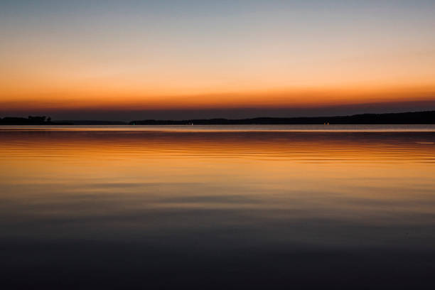 Sunset in Mecklenburg-Vorpommern, Fleesensee, Malchow