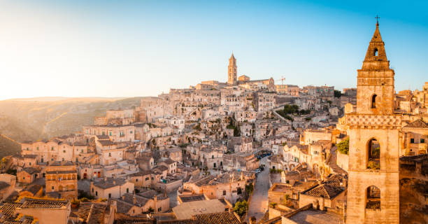istock Sassi di Matera at sunrise, Basilicata, Italy 1051078608