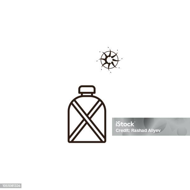 Canteen Desert Icon Element Of Desert Icon For Mobile Concept And Web Apps Hand Draw Canteen Desert Icon Can Be Used For Web And Mobile Stock Illustration - Download Image Now