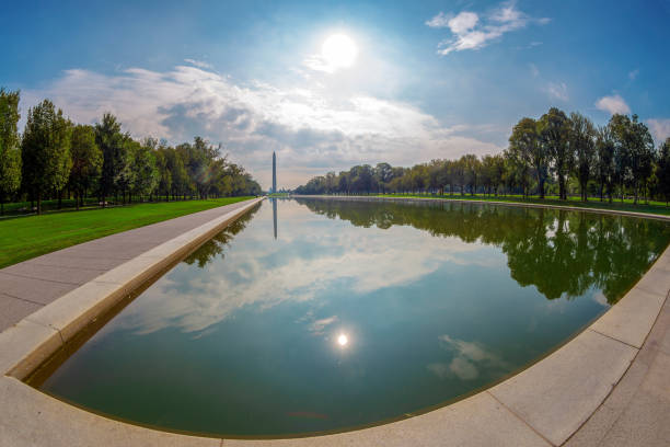 istock Washington Monument from Lincoln Memorial 1051092382