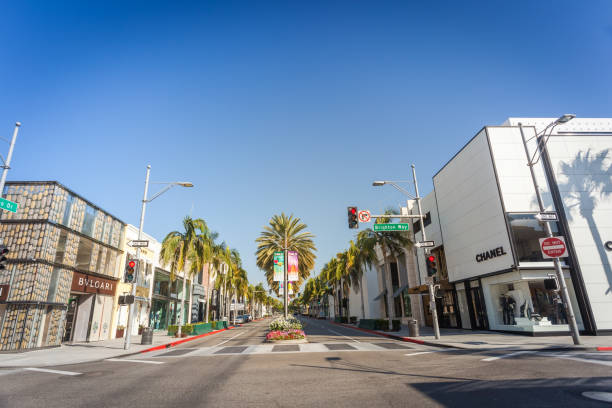 rodeo drive shops - bulgari imagens e fotografias de stock