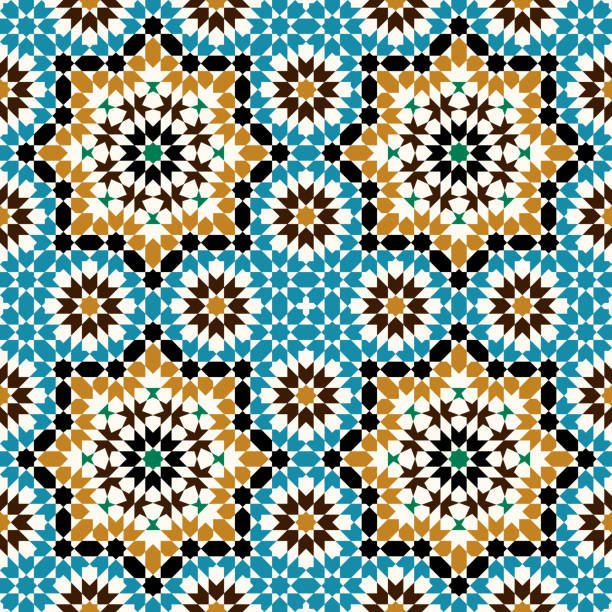 Morocco Seamless Pattern. vector art illustration