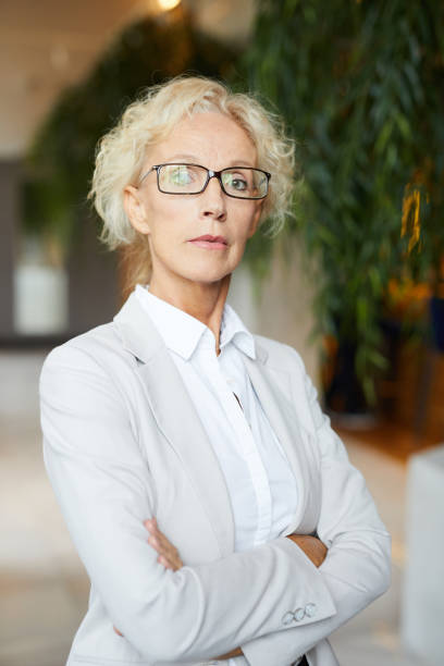 istock Confident successful elderly business lady 1051124050