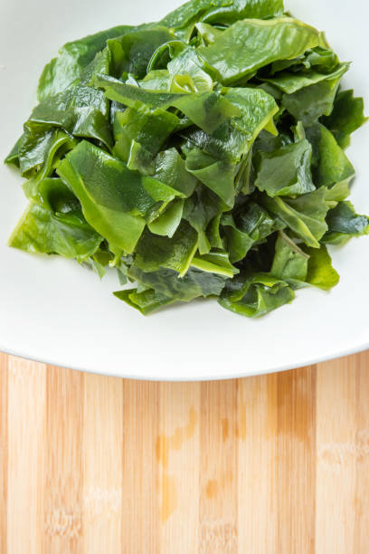 istock Japanese seaweed on bamboo wooden table. 1051133266