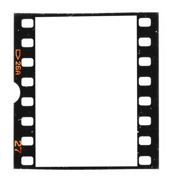 istock Real scan of old 35mm dia film frame or dia slide on white 1051136762