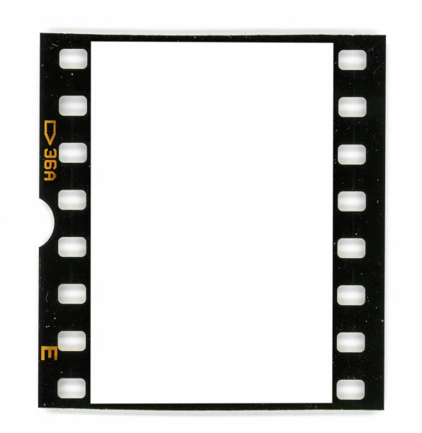 istock Real scan of old 35mm dia film frame or dia slide on white 1051136766