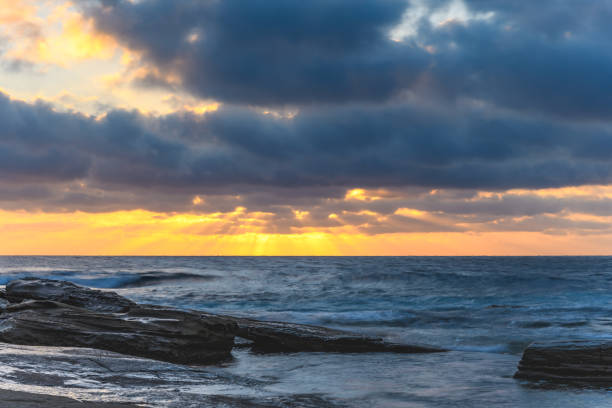 istock Wet Weather Sunrise Seascape 1051139984