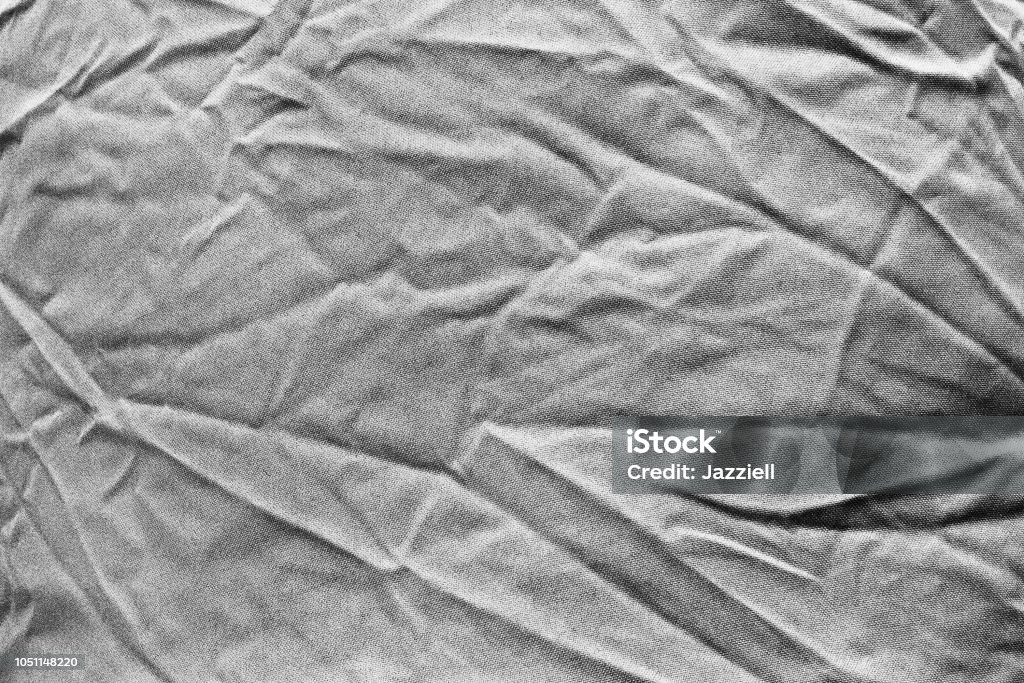 Морщинистая серая ткань крупным планом - Стоковые фото Абстрактный роялти-фри