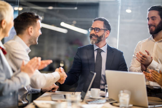 istock Successful deal in the office! 1051151042