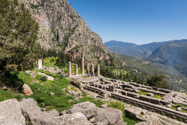 istock At Deplhi archeological site in Greece, Europe 1051152512