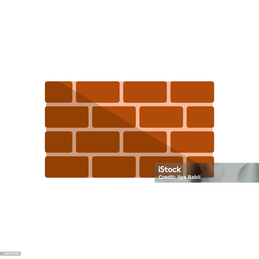 Bricks icon. vector illustration Brick stock vector