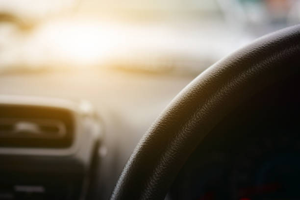 istock Car parked on road,Car on street 1051165254