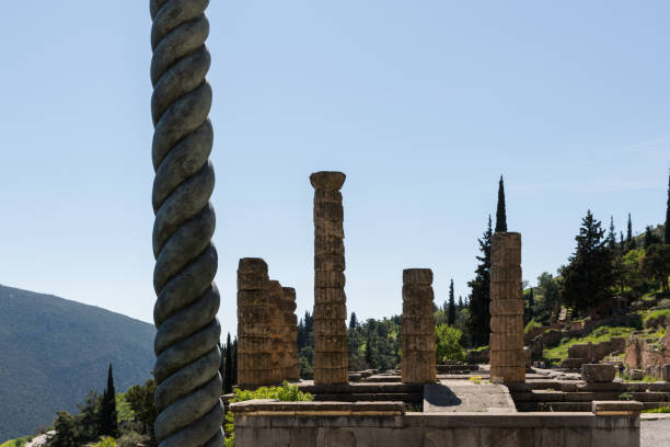 istock At Deplhi archeological site in Greece, Europe 1051193418