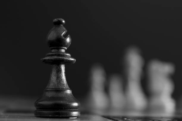 istock Chess photographed on a chessboard 1051202272