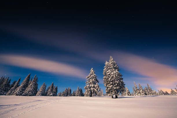 istock Winter Landscape At Sunrise 1051209828