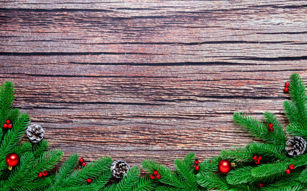 istock Christmas and New Year background, flat lay 1051227522
