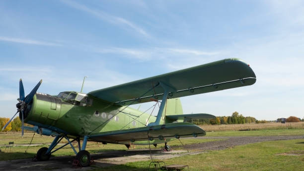 istock View of fast sport plane on the runway 1051240670