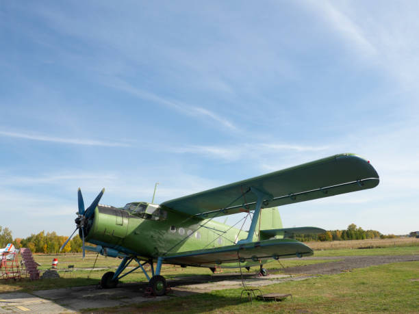 istock View of fast sport plane on the runway 1051240716