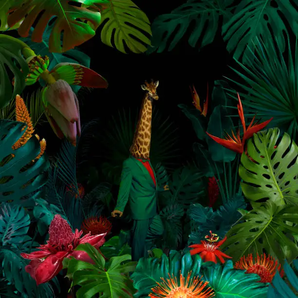 Photo of Surreal jungle portrait