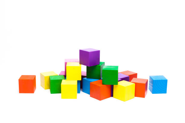 istock colored children cubes on  white isolated background 1051243464