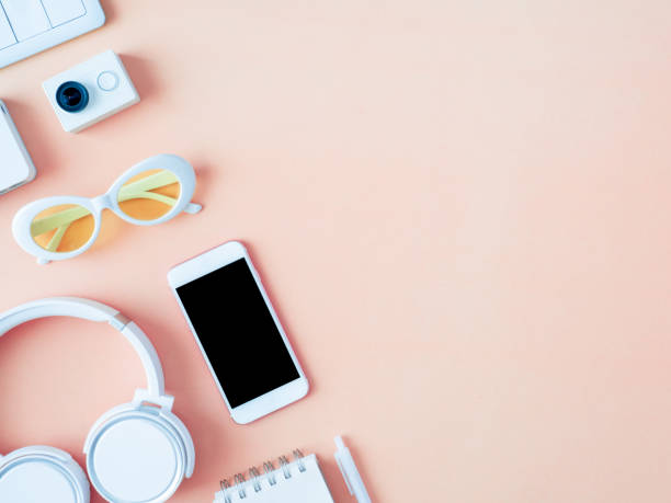 istock top view of office desk workspace with notebook, graphic tablet, smartphone and gadget on table background, graphic designer, Creative Designer concept. 1051243776
