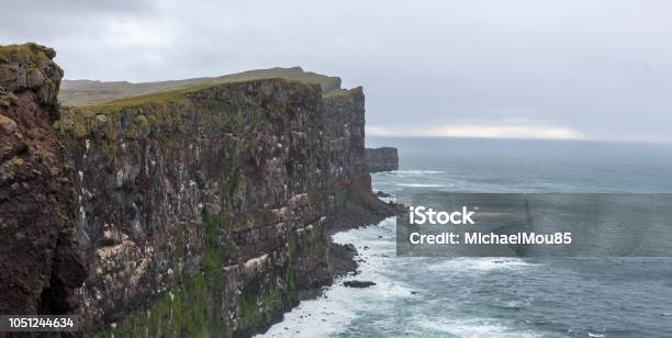 Latrabjarg Cliffs Stock Photo - Download Image Now - Iceland, Accessibility, Blue