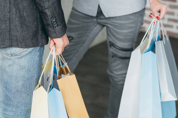 istock shopping therapy buying addiction multiple bags 1051245052