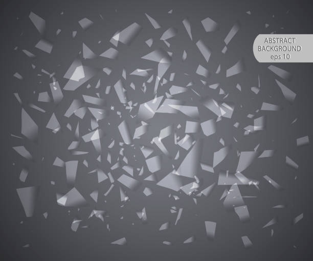 istock Abstract vector background. Stylish trendy background, special effect of broken glass. 1051247608