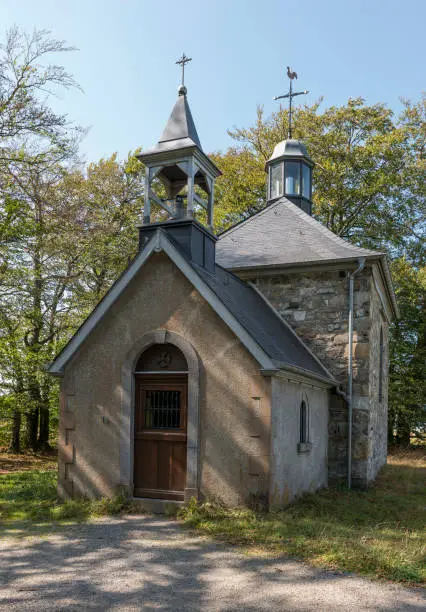 Fischbach Chapel on the Fagnes in the belgium ardennes