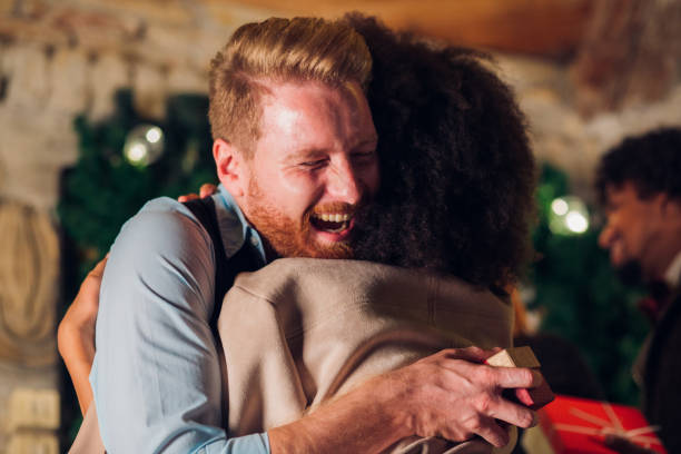 istock Young man hugging a woman 1051259502