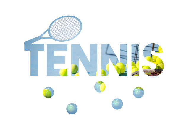 Written 2019 with double exposure tennis concept