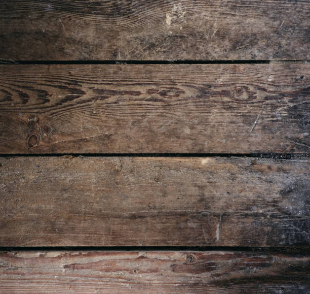 istock Close-up beige grunge old board wall texture 1051262706