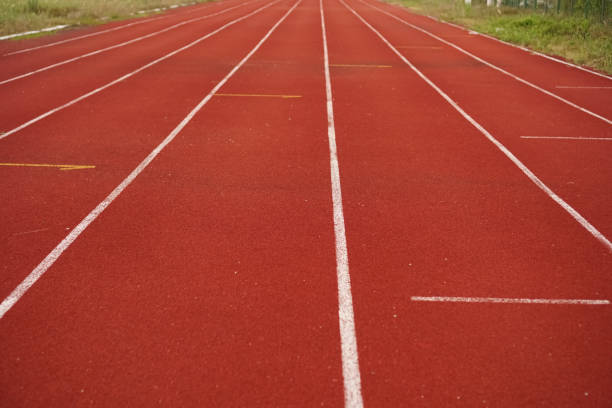istock Running court for people exercise and jogging. 1051263756