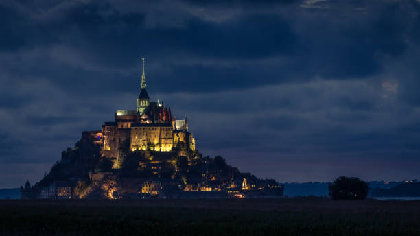 istock After sunset at Le Mont Saint Michelle 1051274130