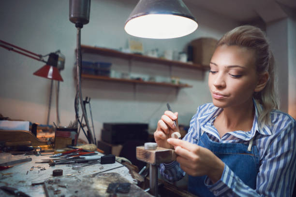 istock Fine Jewelry Manufacturer 1051276650