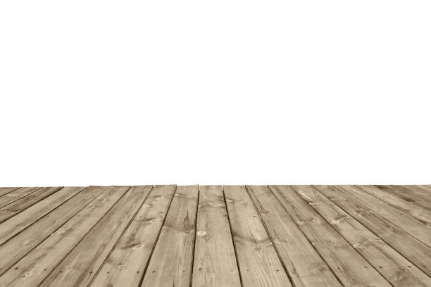 istock isolated  wooden plank board on white background 1051292578