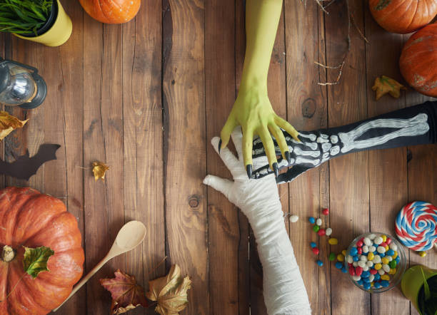 istock family celebrating Halloween 1051292724