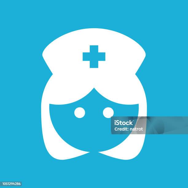 Nurse Icon Stock Illustration - Download Image Now - Nurse, Icon Symbol, Nursing Assistant