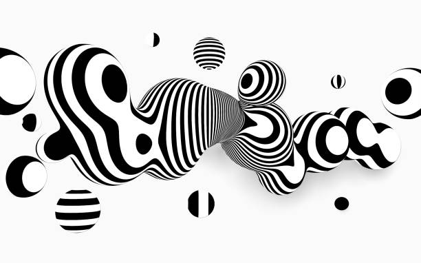 ilustrações, clipart, desenhos animados e ícones de vetor abstrato background. - bouncing