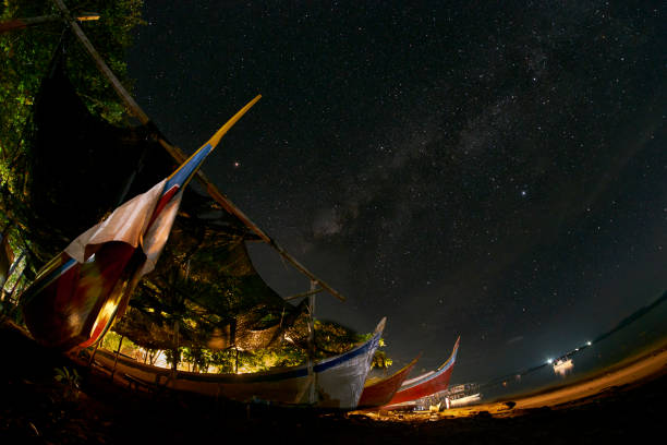 istock Boats and Milky Way 1051312714